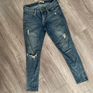 Distressed Banana Republic Jeans